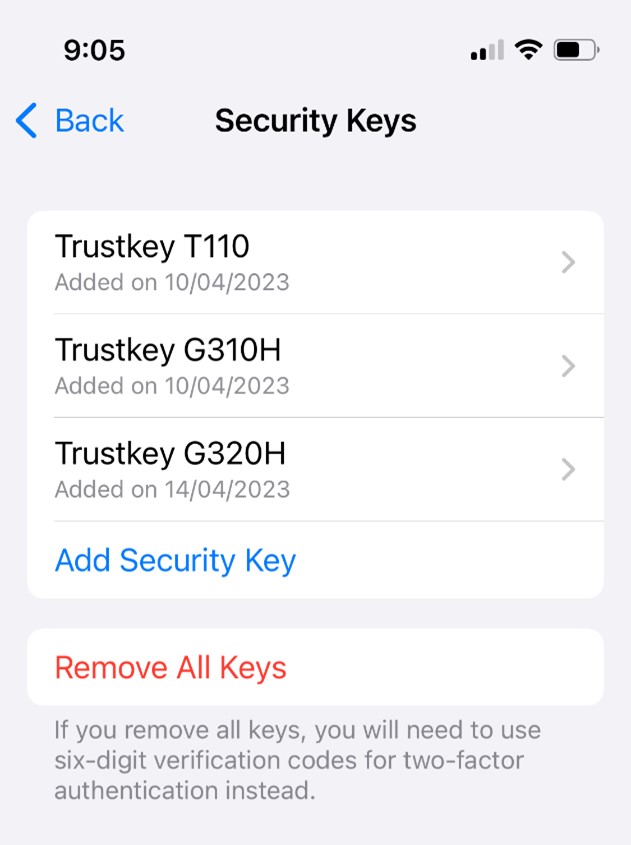 Lot of (4) Four YubiKey ‎5C NFC Security Key USB-C Interface NEW